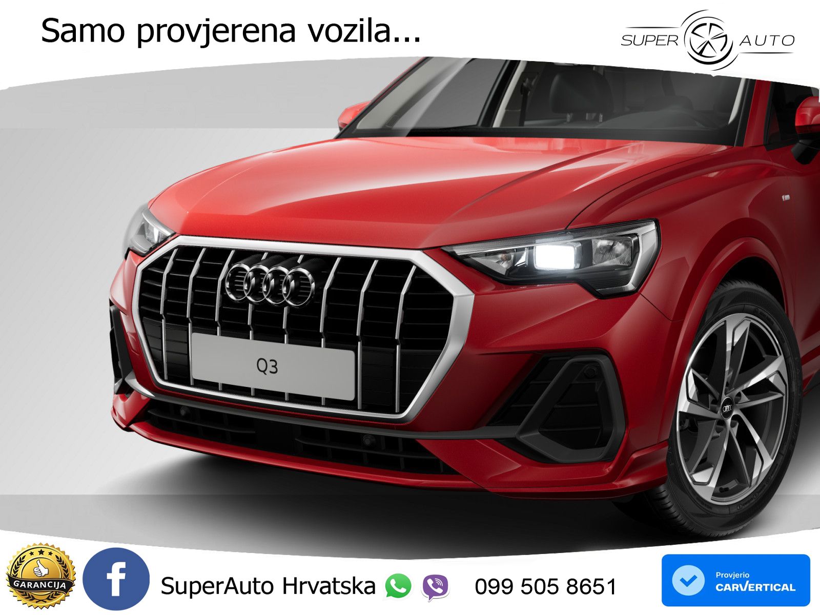 Audi Q3 35 TFSI (150 KS) S tronic S line LED+GR SJED+ACC