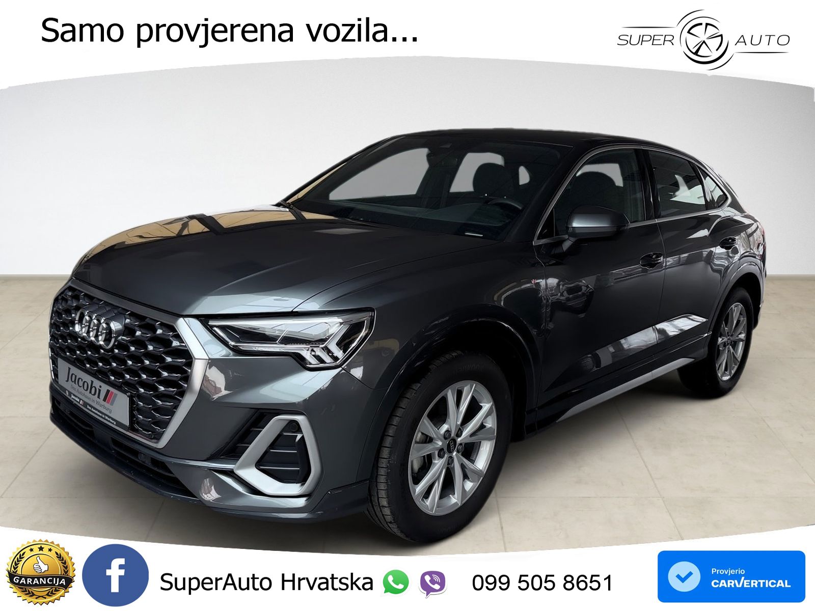 Audi Q3 Sportback 35 TDI (150 KS) S tronic S line LED+GR SJED+ACC