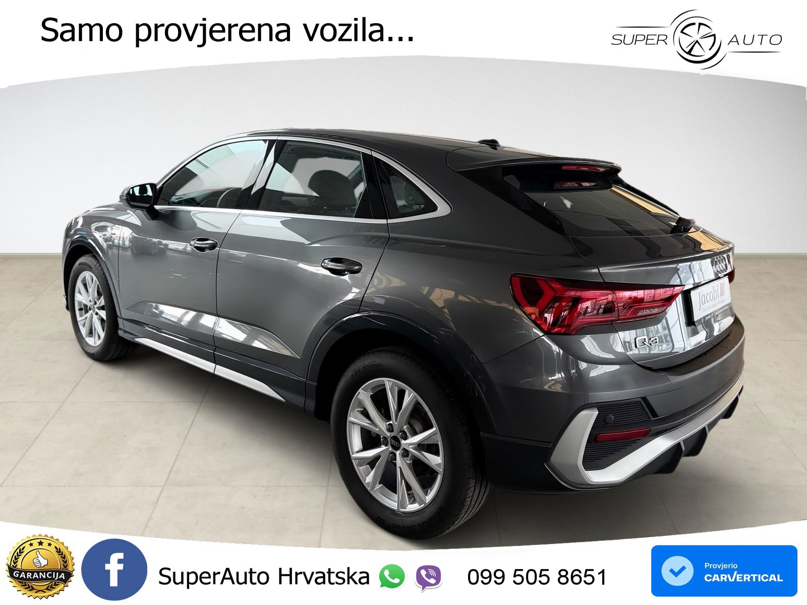 Audi Q3 Sportback 35 TDI (150 KS) S tronic S line LED+GR SJED+ACC