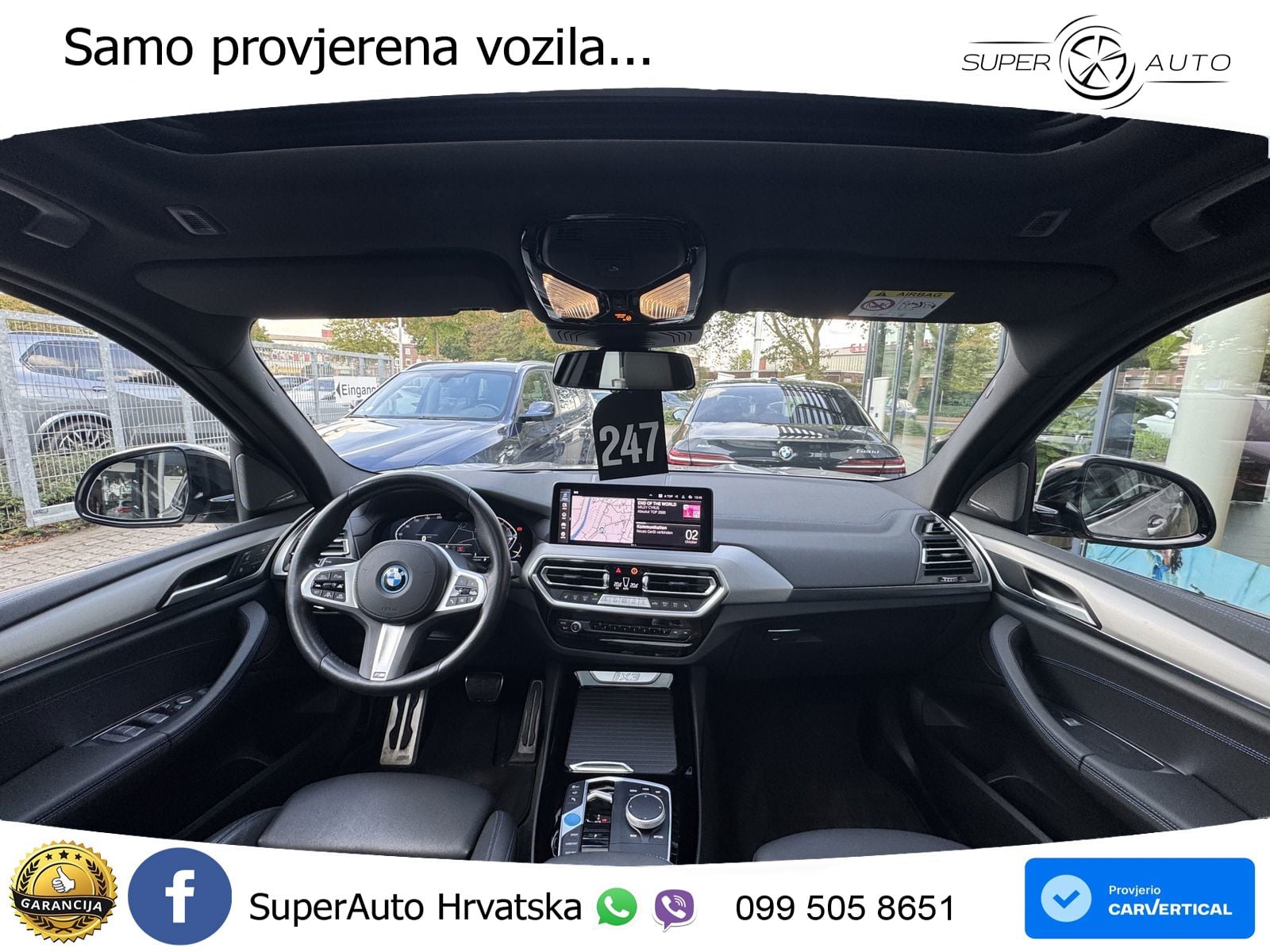 BMW iX3 80 kWh (286 KS) M Sport ACC+HEAD+GR SJED+360+PANO