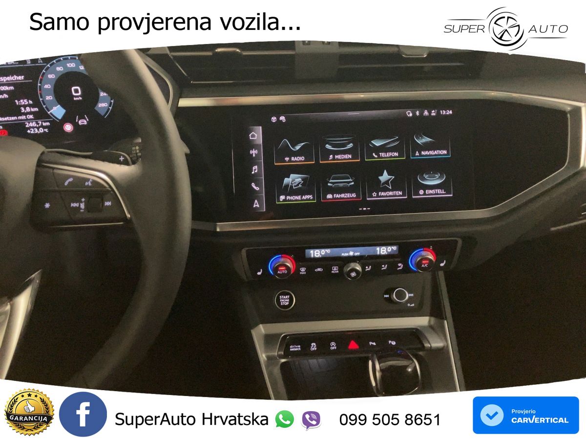 Audi Q3 1.5 TFSI (150 KS) S tronic LED+GR SJED+ACC