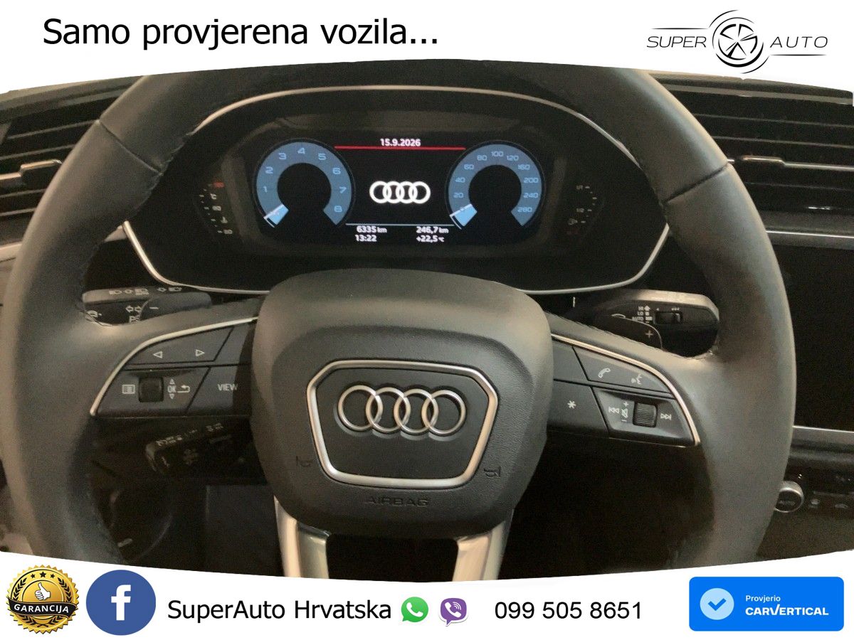 Audi Q3 1.5 TFSI (150 KS) S tronic LED+GR SJED+ACC