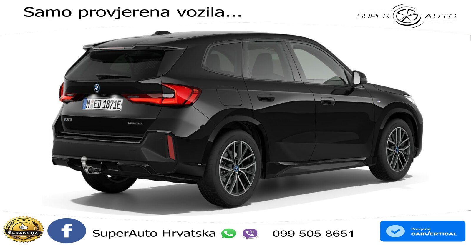 BMW iX1 68 kWh (313 KS) xDrive30 M Sport LED+GR SJED+ACC