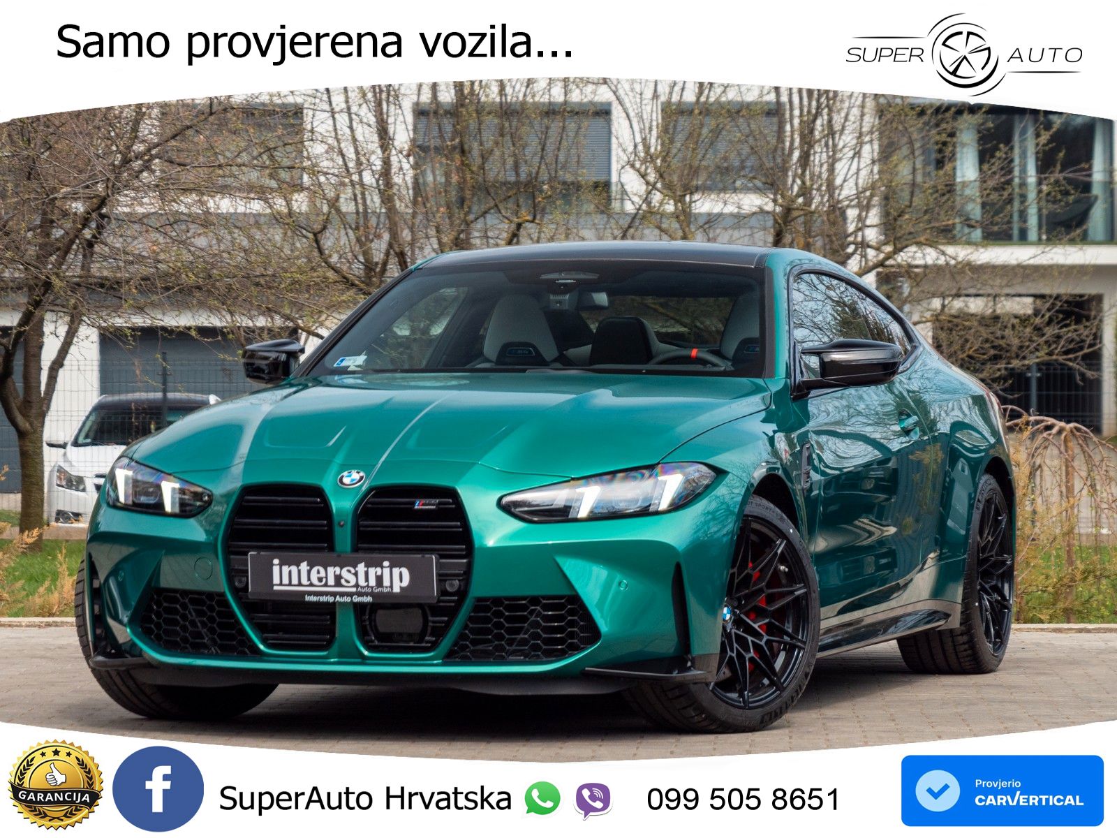 BMW M4 Competition 3.0 (530 KS) xDrive Steptronic LED+GR SJED+ACC