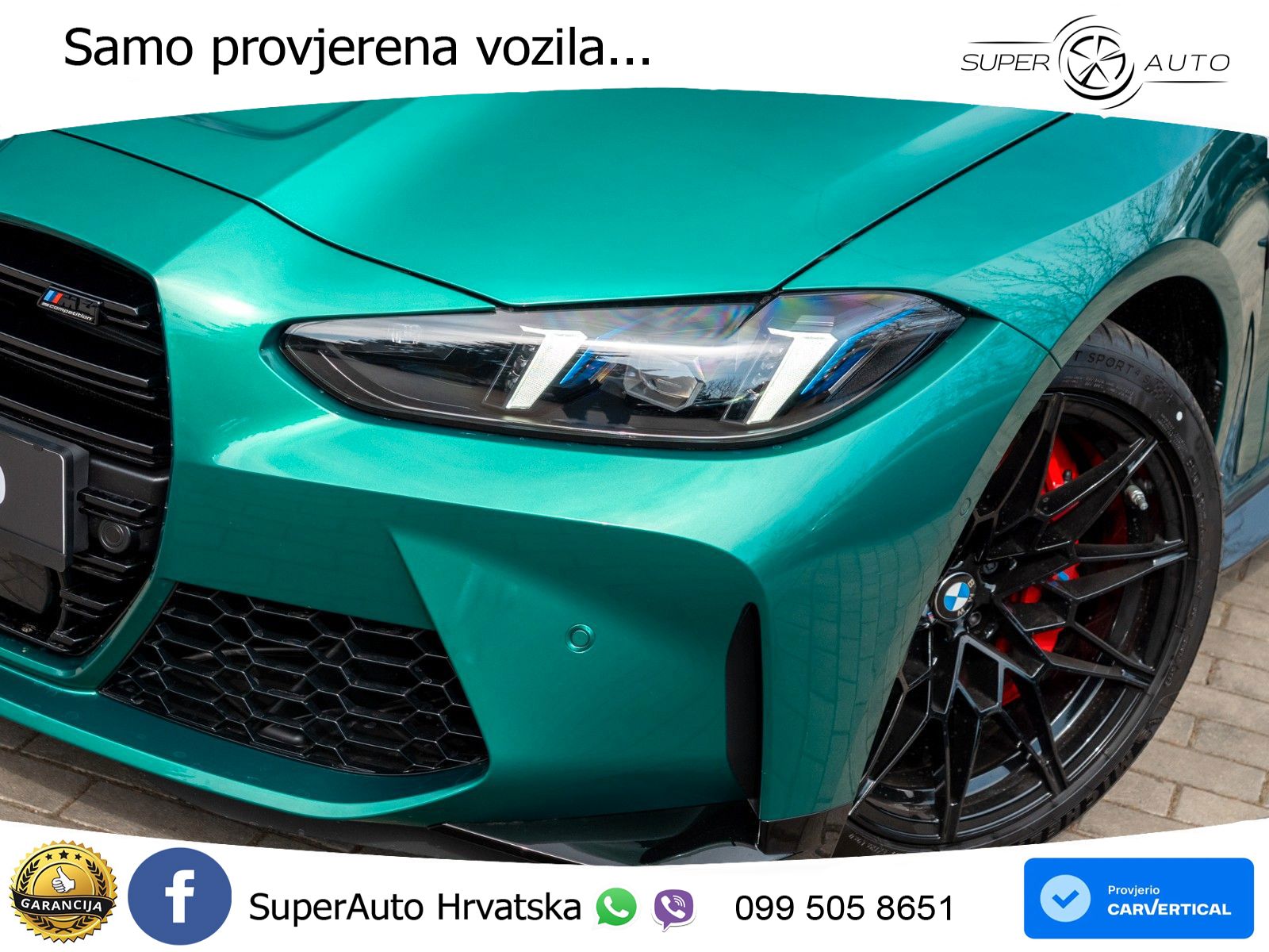 BMW M4 Competition 3.0 (530 KS) xDrive Steptronic LED+GR SJED+ACC
