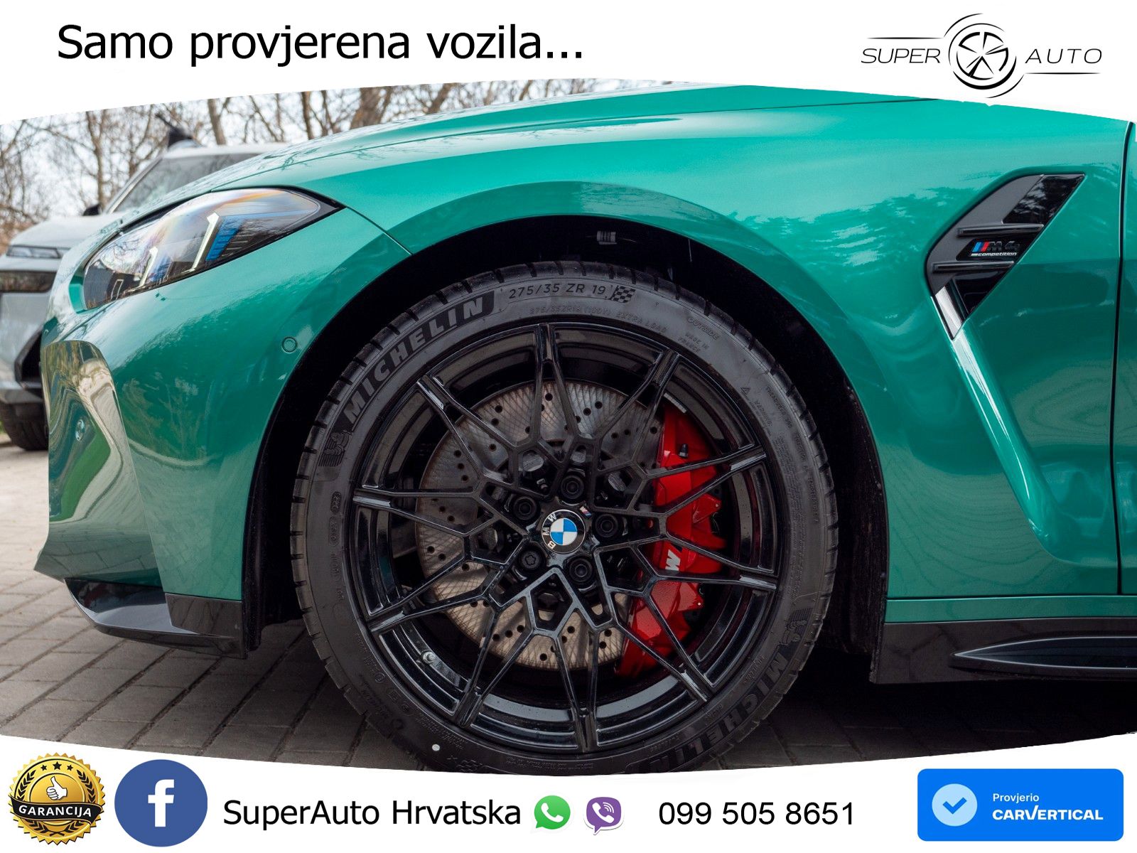 BMW M4 Competition 3.0 (530 KS) xDrive Steptronic LED+GR SJED+ACC