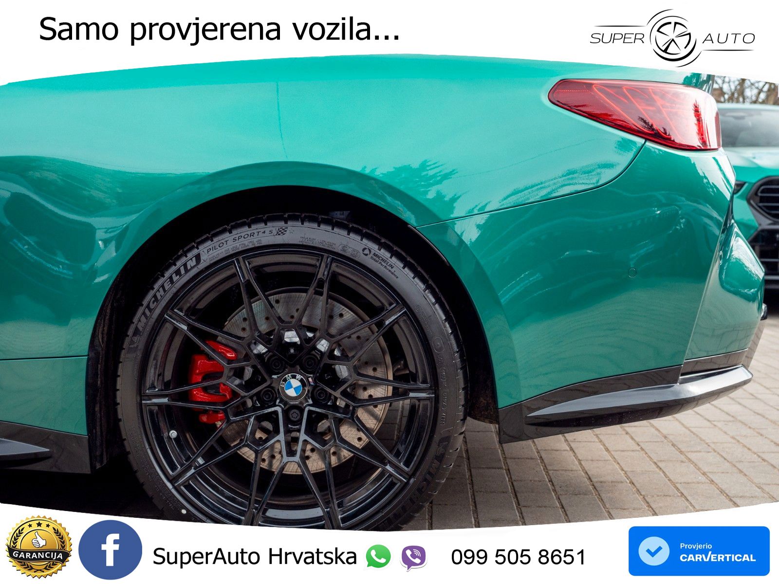 BMW M4 Competition 3.0 (530 KS) xDrive Steptronic LED+GR SJED+ACC