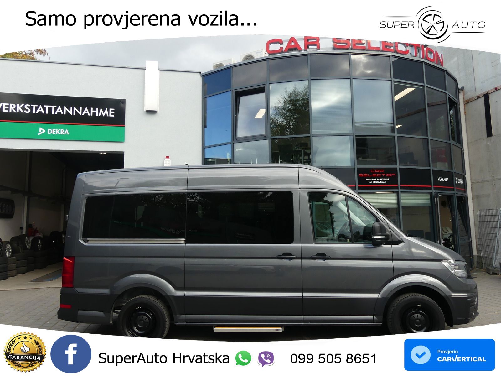 Volkswagen Crafter Kombi 35 2.0 TDI MR Autom. RAMPE/9-SITZE 140 KS
