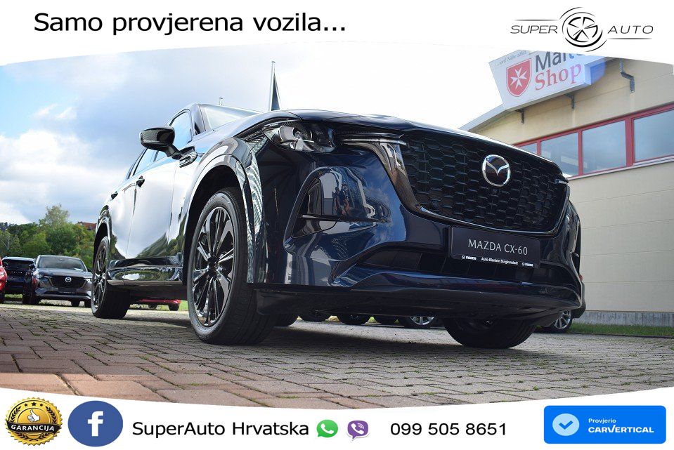 Mazda CX-60 3.3 e-Skyactiv D (254 KS) AWD Automatic MATRIX+GR SJED+KAM