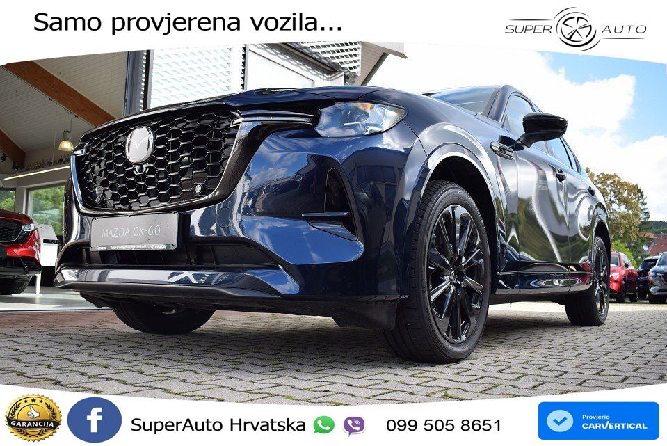 Mazda CX-60 3.3 e-Skyactiv D (254 KS) AWD Automatic MATRIX+GR SJED+KAM