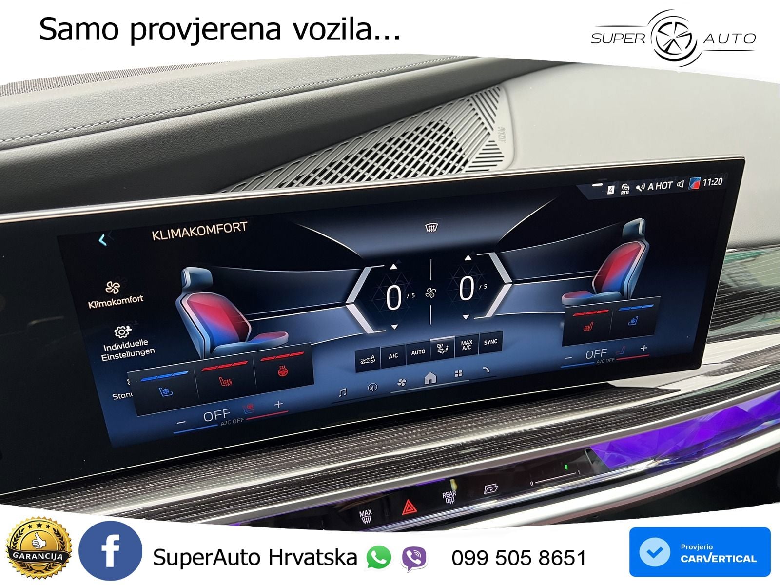 BMW 740d (299 KS) xDrive Steptronic ZRAČNI+ACC+GR SJED+KAM+PANO
