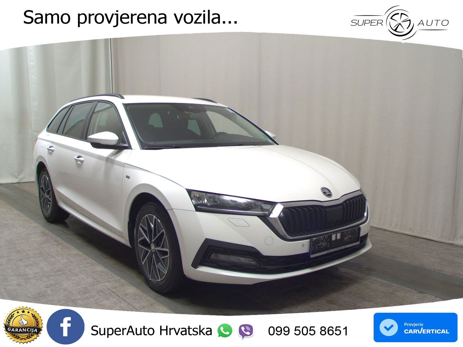 Škoda Octavia Combi 2.0 TDI (150 KS) DSG LED+GR SJED+ACC
