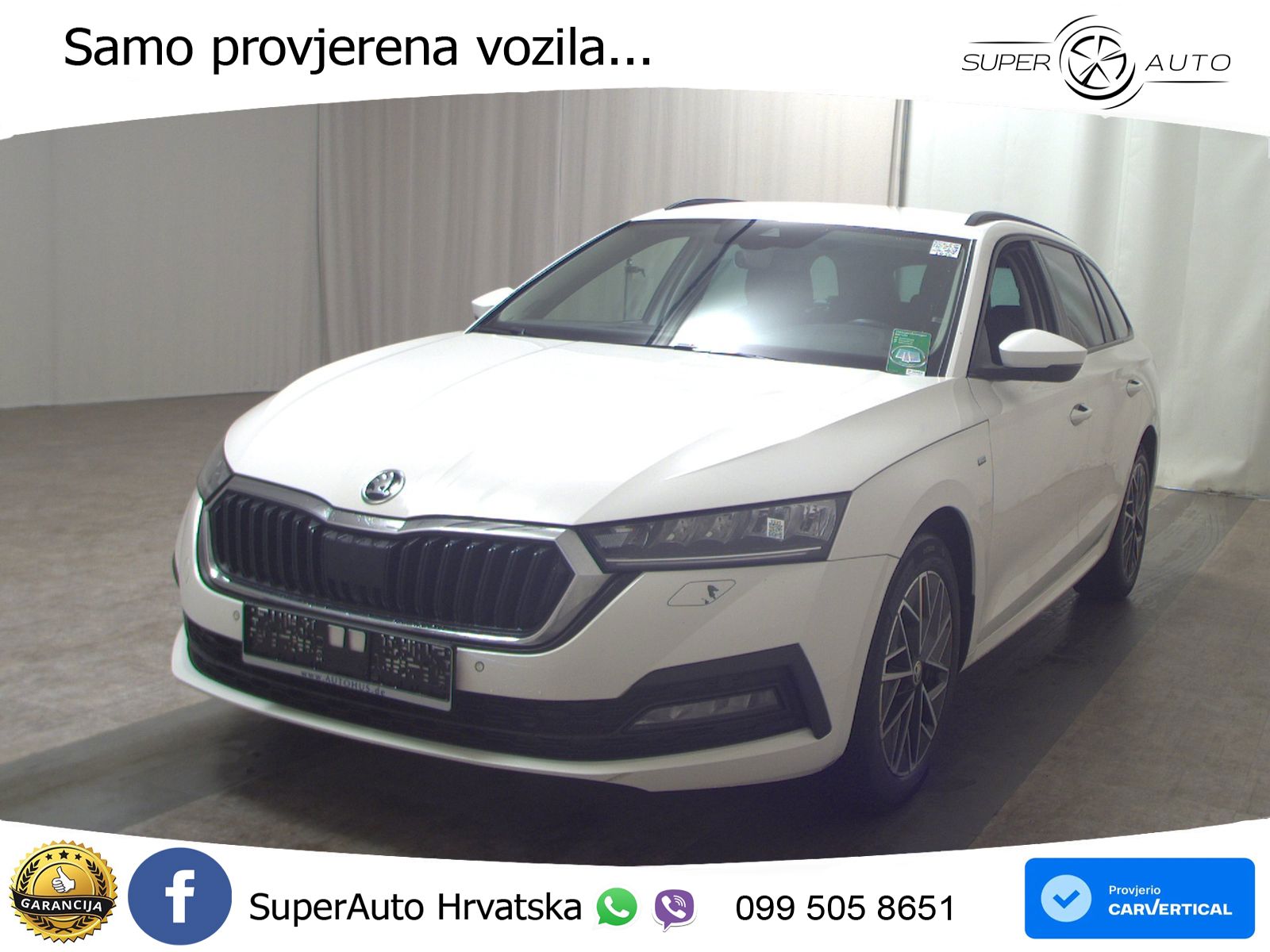 Škoda Octavia Combi 2.0 TDI (150 KS) DSG LED+GR SJED+ACC
