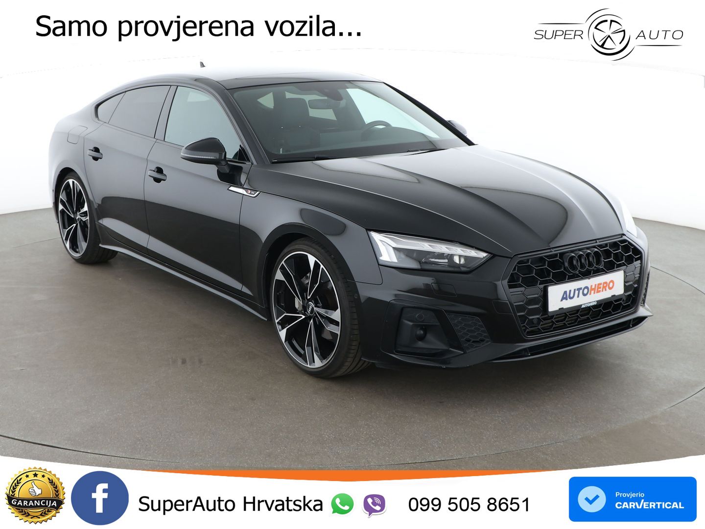 Audi A5 Sportback  40 TFSI (204 KS) S tronic S line LED+GR SJED+ACC