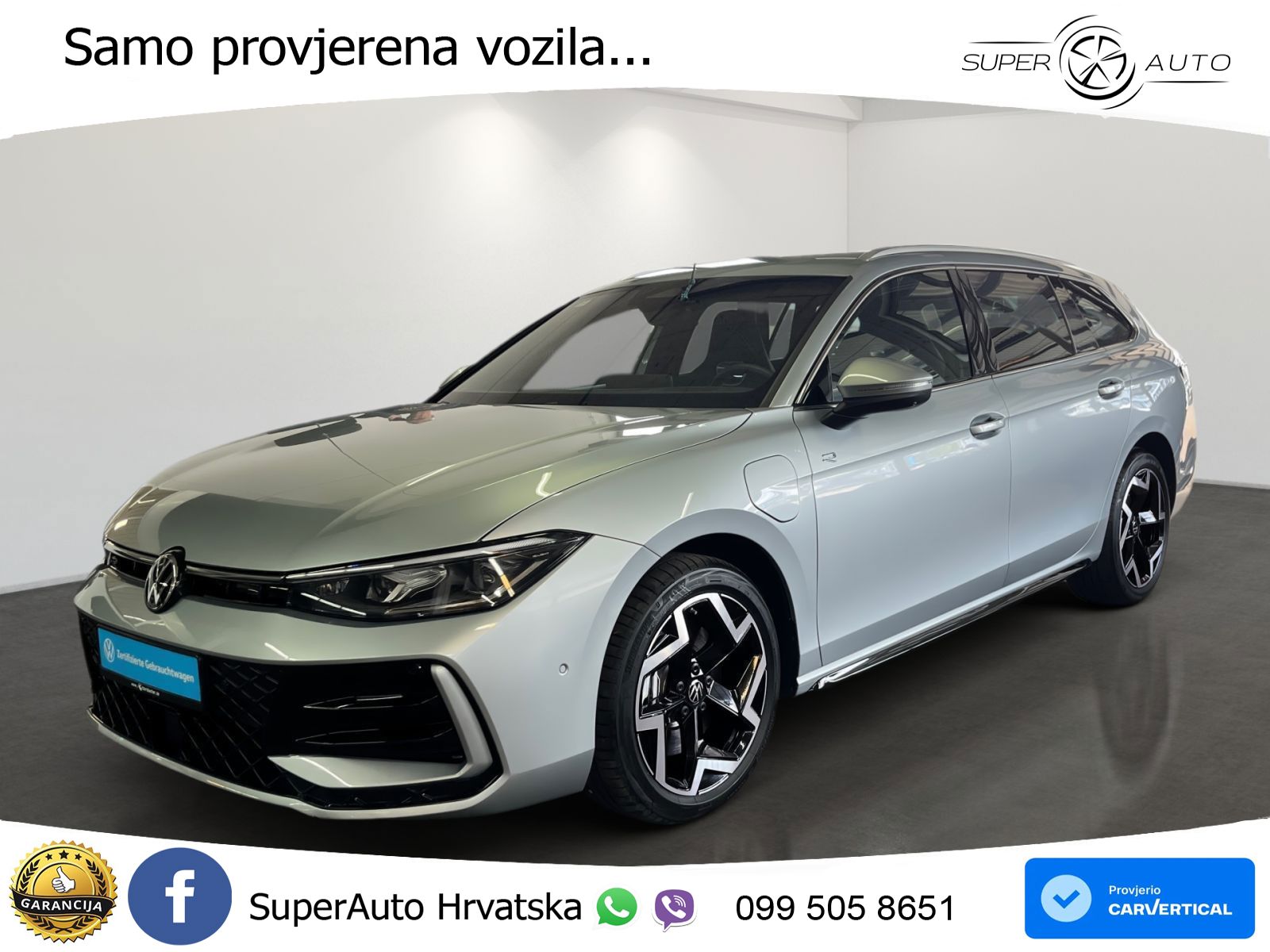 Volkswagen Passat Variant 1.5 TSI (204 KS) eHybrid DSG R-Line LED+GR SJED+ACC