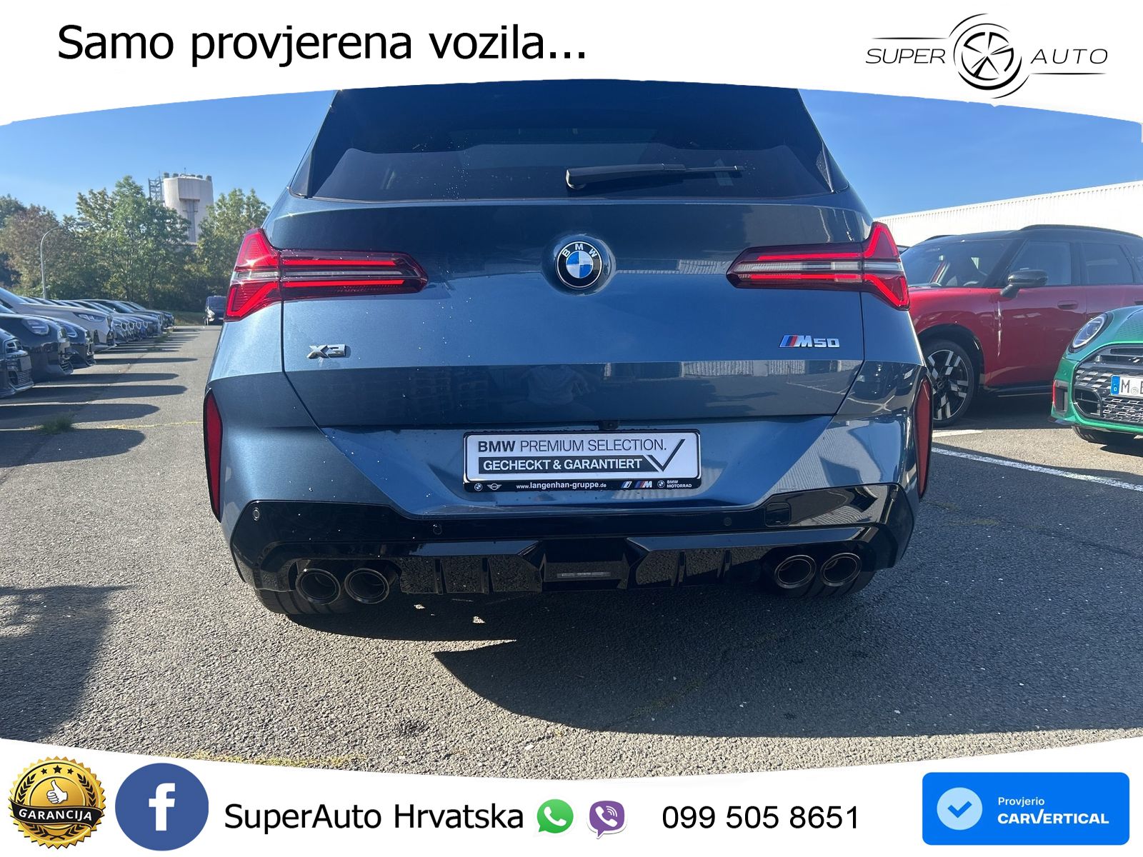 BMW X3 M50 xDrive Steptronic ACC+HEAD+4xGR SJED+360+PANO