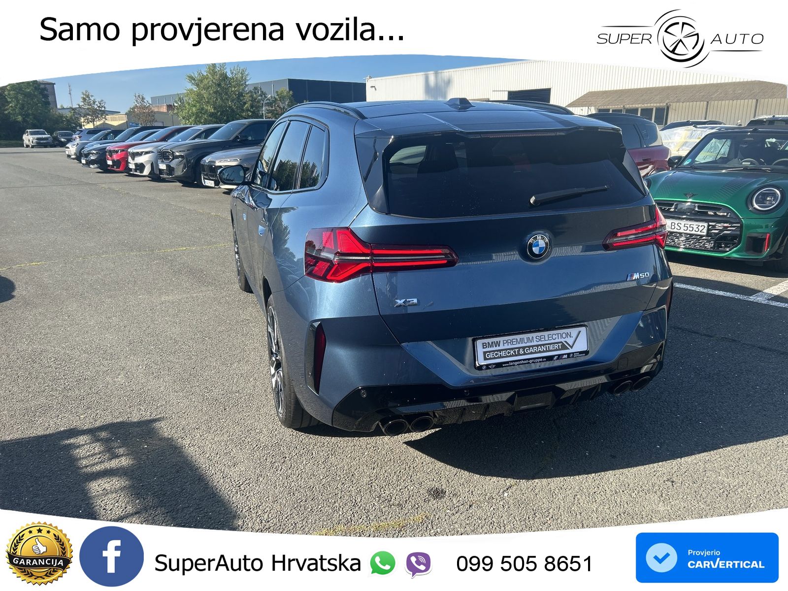 BMW X3 M50 xDrive Steptronic ACC+HEAD+4xGR SJED+360+PANO