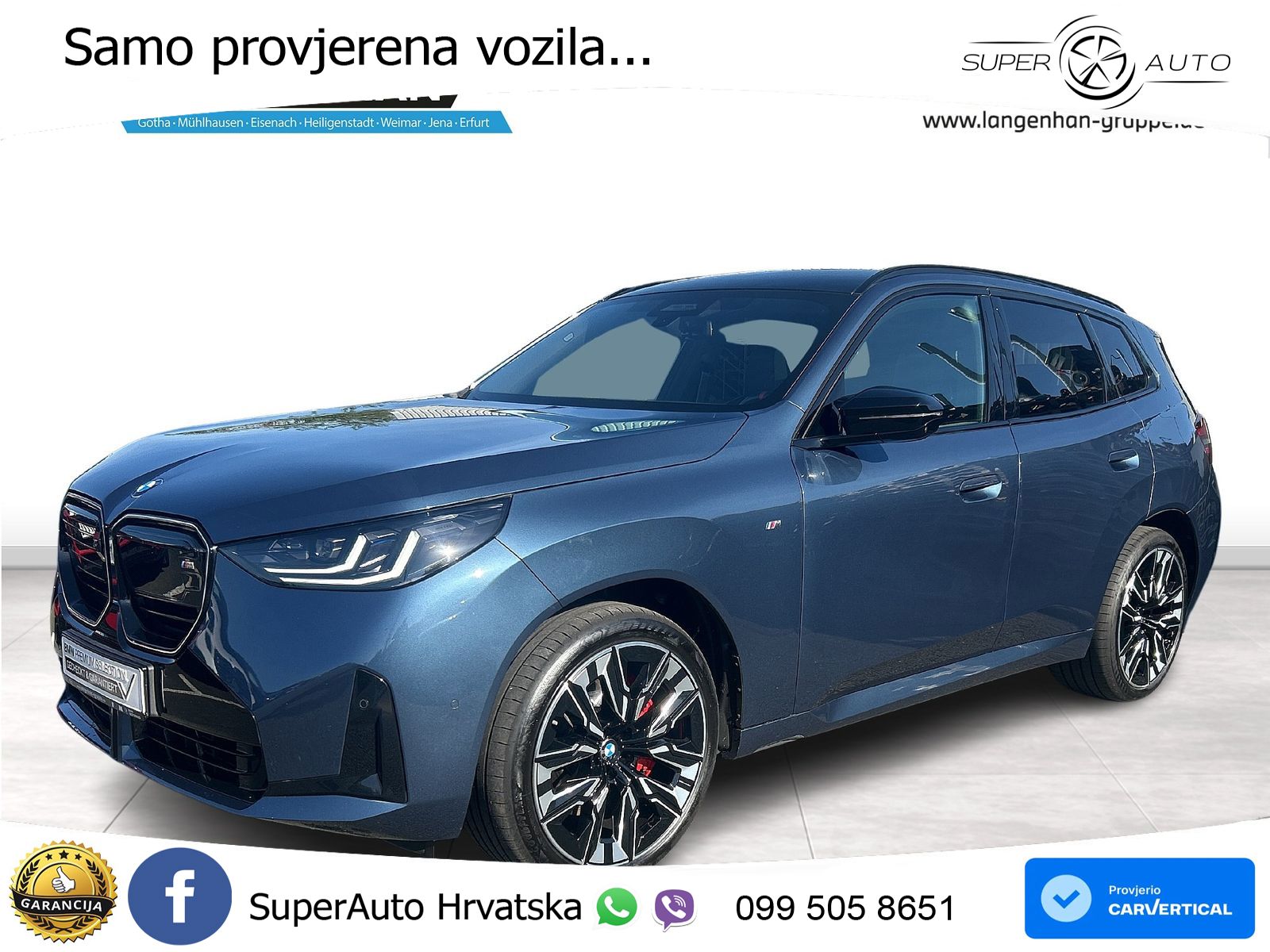 BMW X3 M50 xDrive Steptronic ACC+HEAD+4xGR SJED+360+PANO
