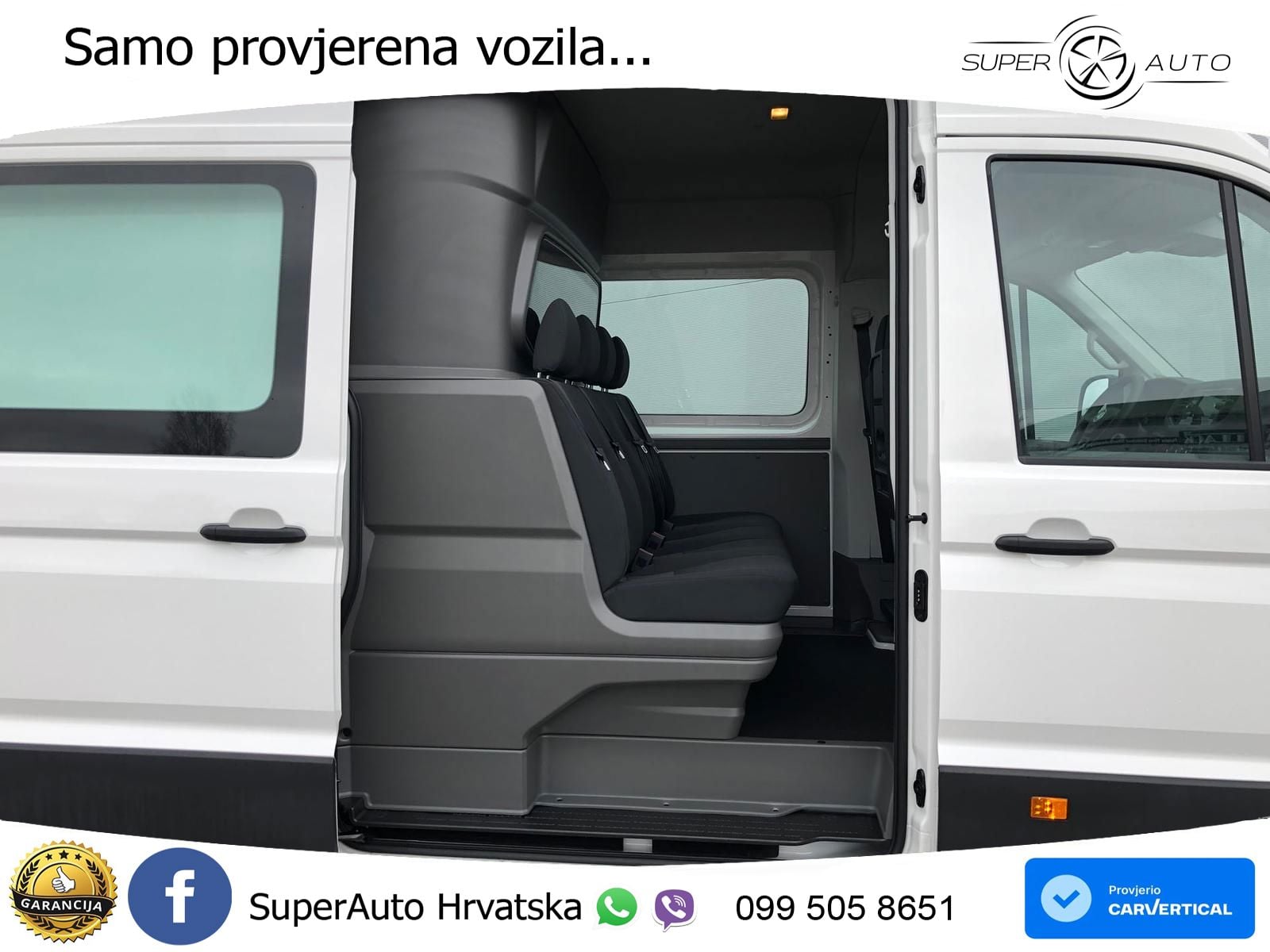 Volkswagen Crafter Kasten PLUS L4H3 DOKA LED 7SITZE AHK KAM 177 KS
