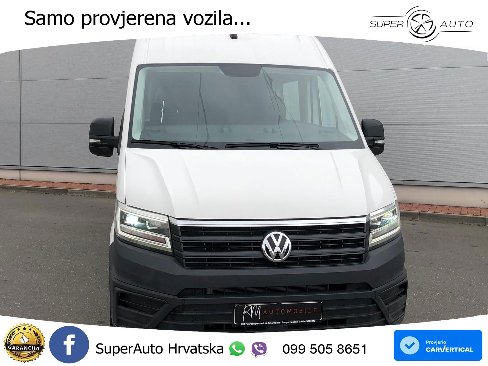 Volkswagen Crafter Kasten PLUS L4H3 DOKA LED 7SITZE AHK KAM 177 KS