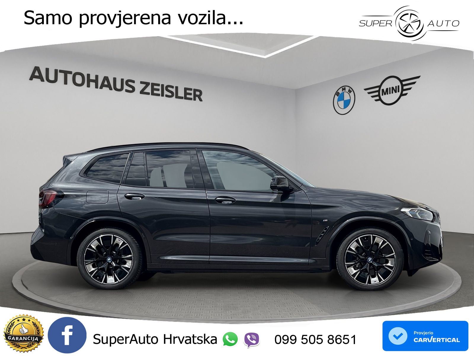 BMW iX3 80 kWh (286 KS) LED+GR SJED+ACC