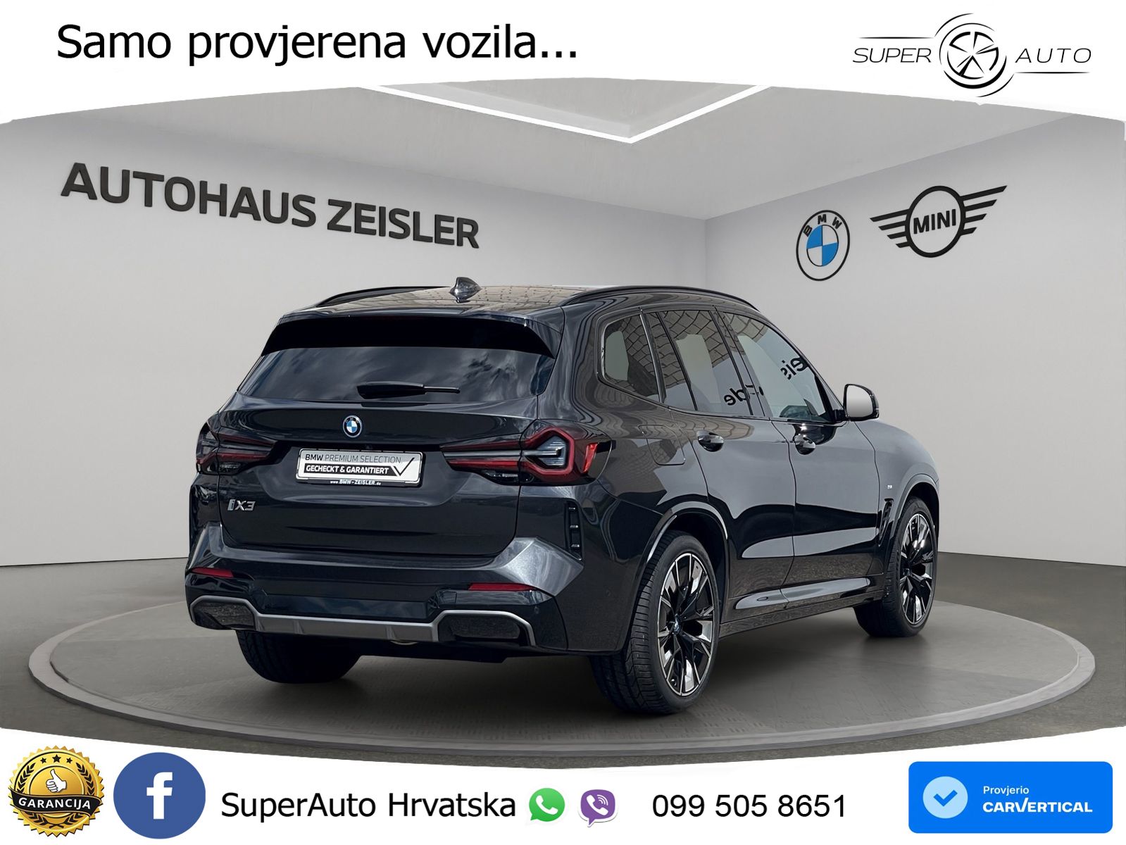 BMW iX3 80 kWh (286 KS) LED+GR SJED+ACC