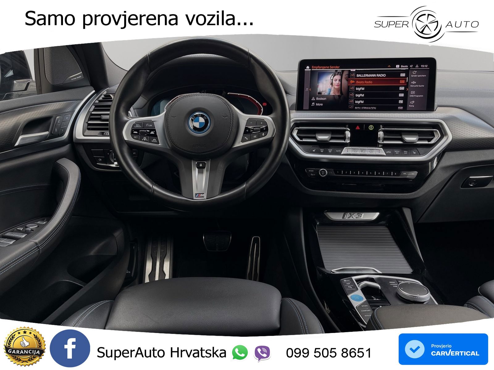 BMW iX3 80 kWh (286 KS) LED+GR SJED+ACC