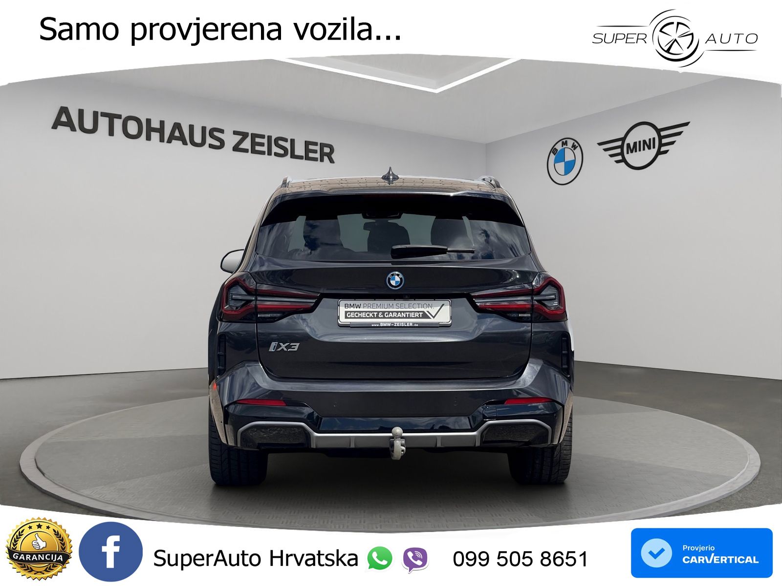 BMW iX3 80 kWh (286 KS) LED+GR SJED+ACC