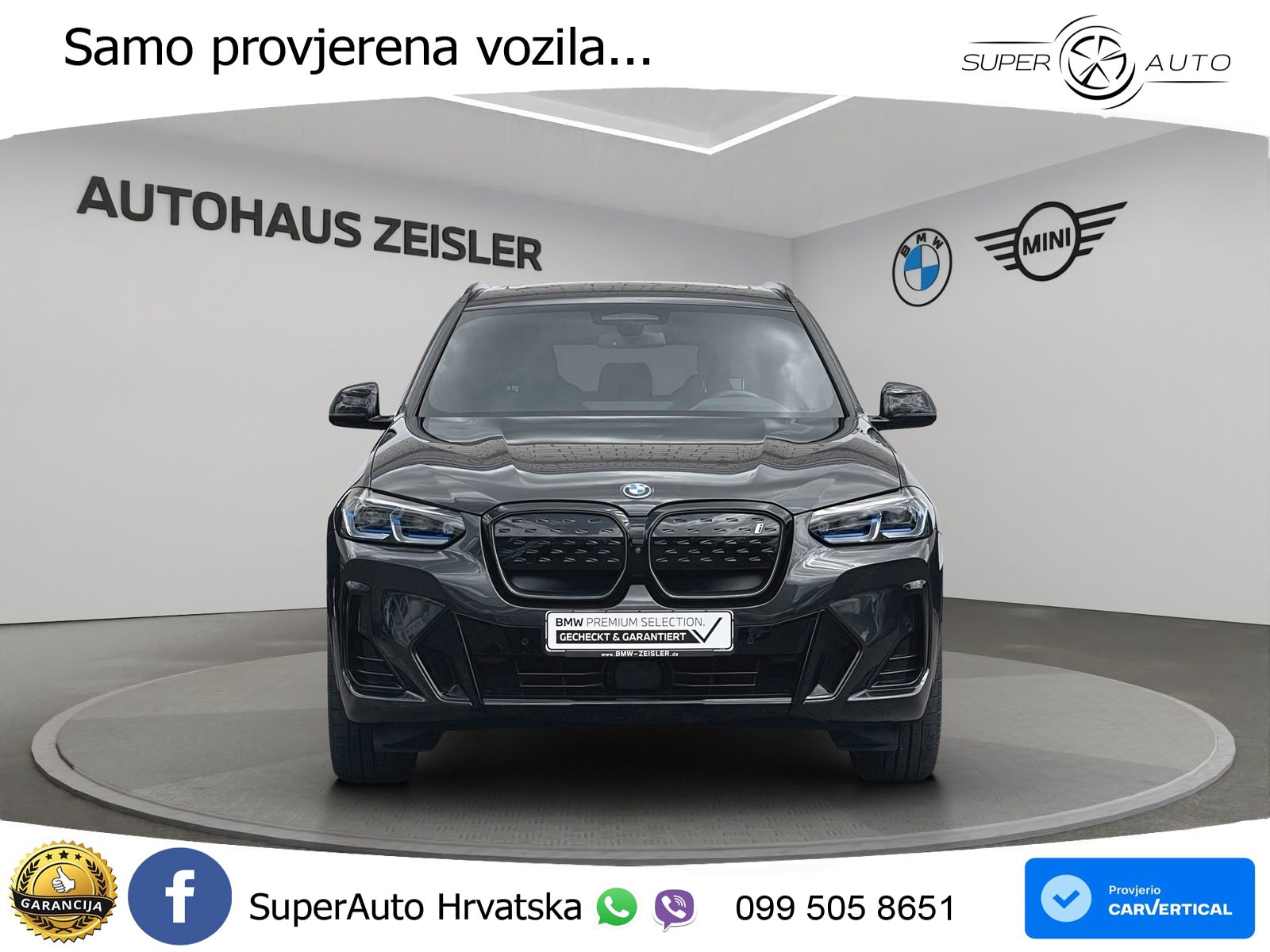 BMW iX3 80 kWh (286 KS) LED+GR SJED+ACC