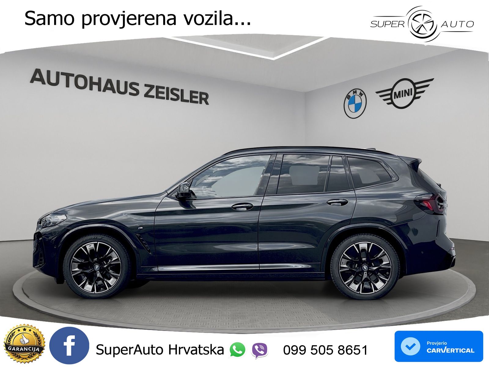 BMW iX3 80 kWh (286 KS) LED+GR SJED+ACC