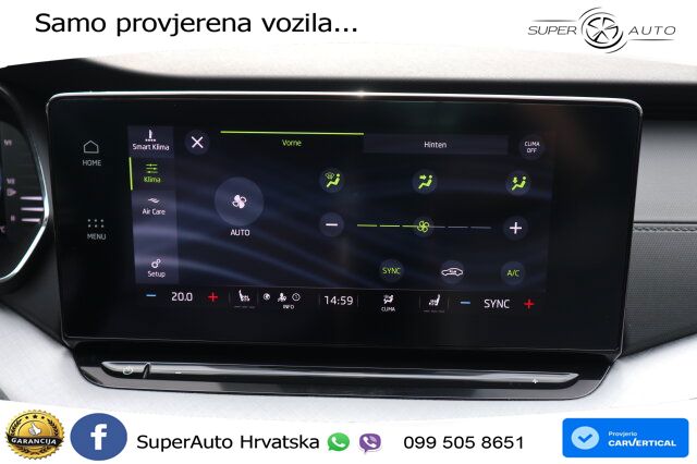 Škoda Octavia Combi 2.0 TDI (150 KS) DSG LED+GR SJED+ACC