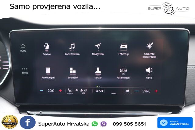 Škoda Octavia Combi 2.0 TDI (150 KS) DSG LED+GR SJED+ACC