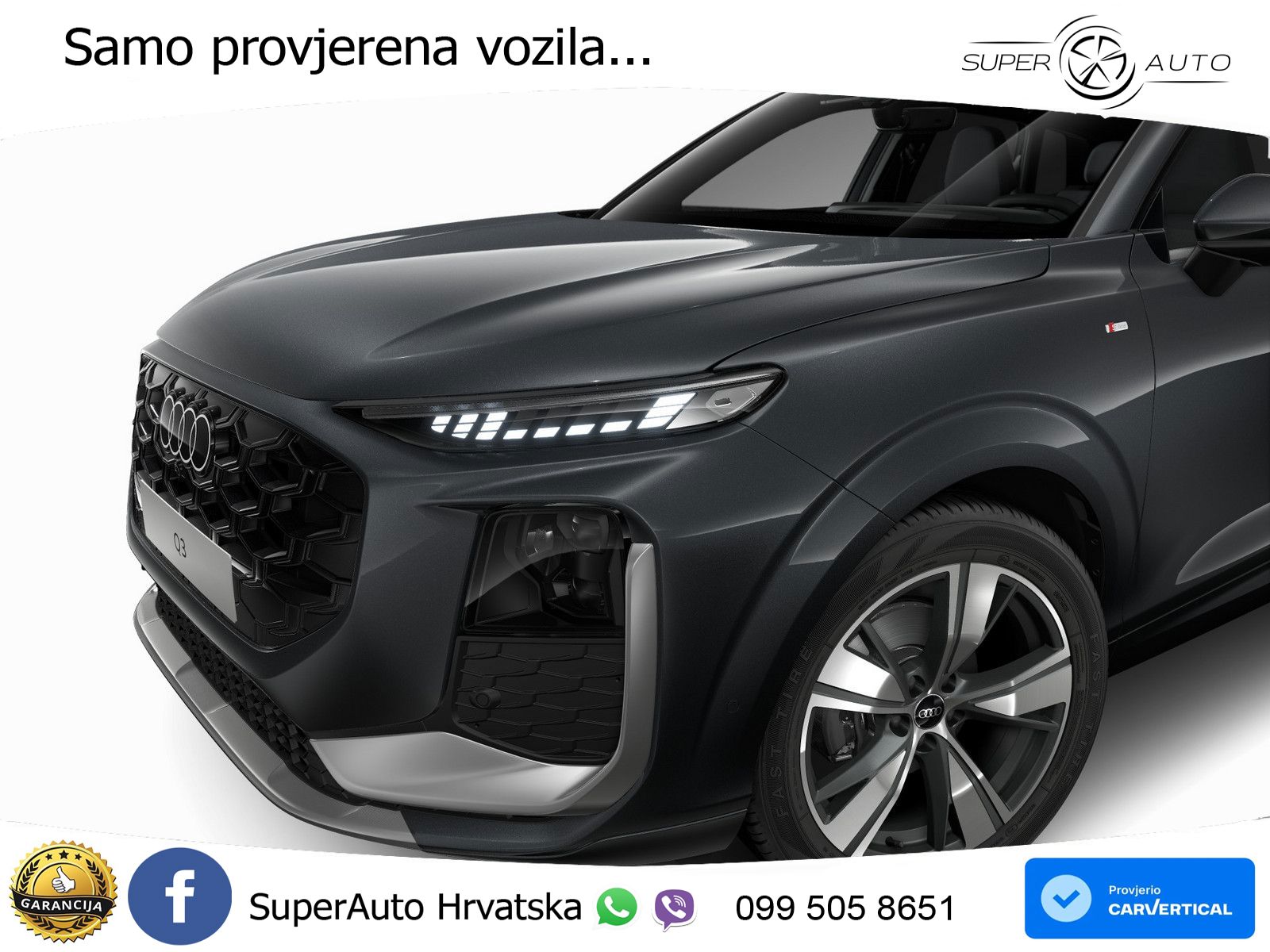 Audi Q3 1.5 TFSI (150 KS) S tronic S line LED+GR SJED+ACC