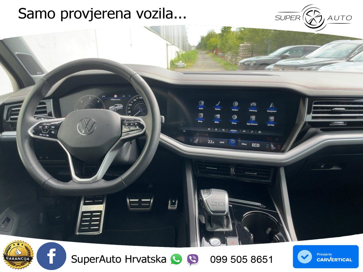Volkswagen Touareg 3.0 V6 TDI (286 KS) 4MOTION Tiptronic ZRAČNI+ACC+GR SJED+KAM+PANO