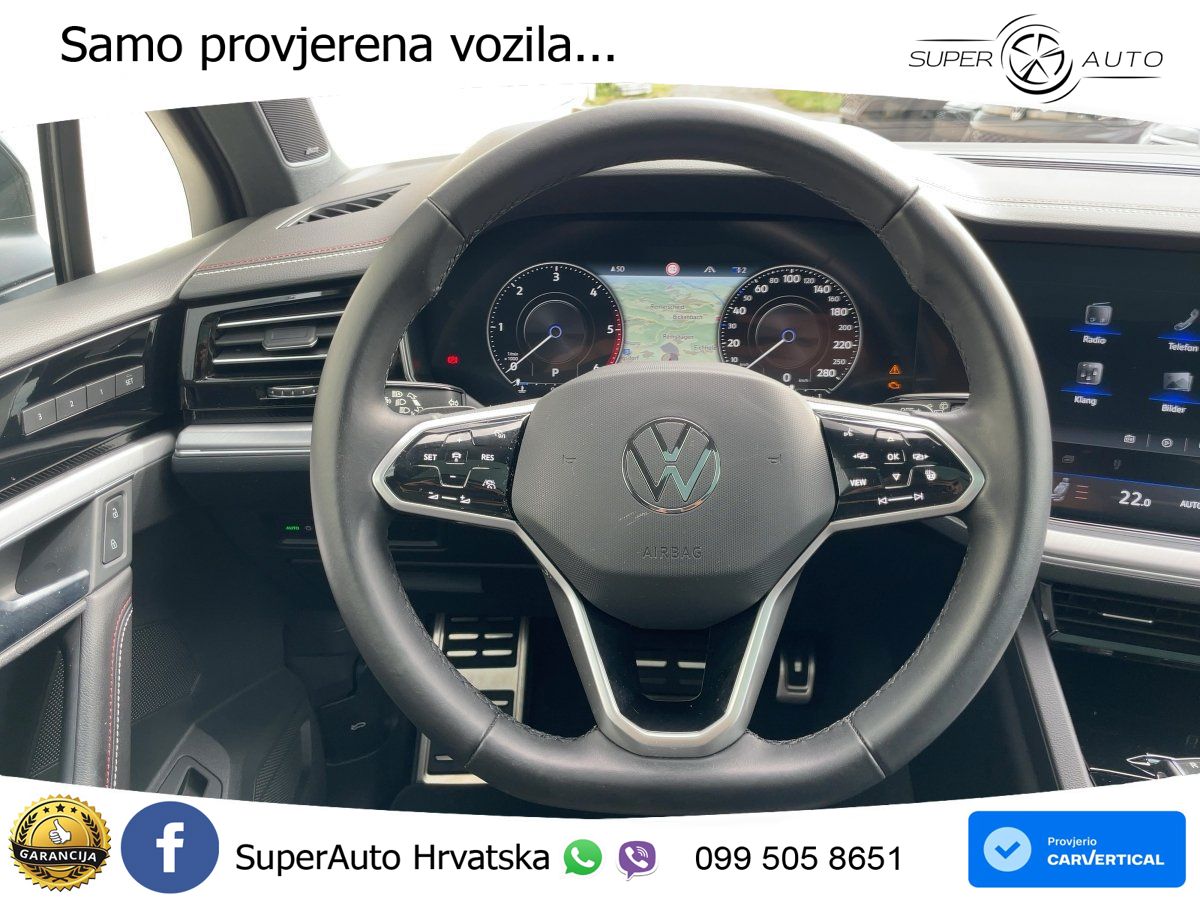 Volkswagen Touareg 3.0 V6 TDI (286 KS) 4MOTION Tiptronic ZRAČNI+ACC+GR SJED+KAM+PANO