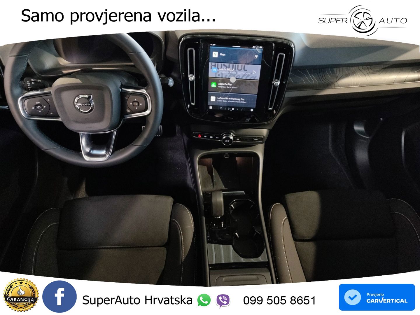 Volvo XC40 Recharge 82 kWh 252 KS Single Motor Extended Range LED+GR SJED+ACC