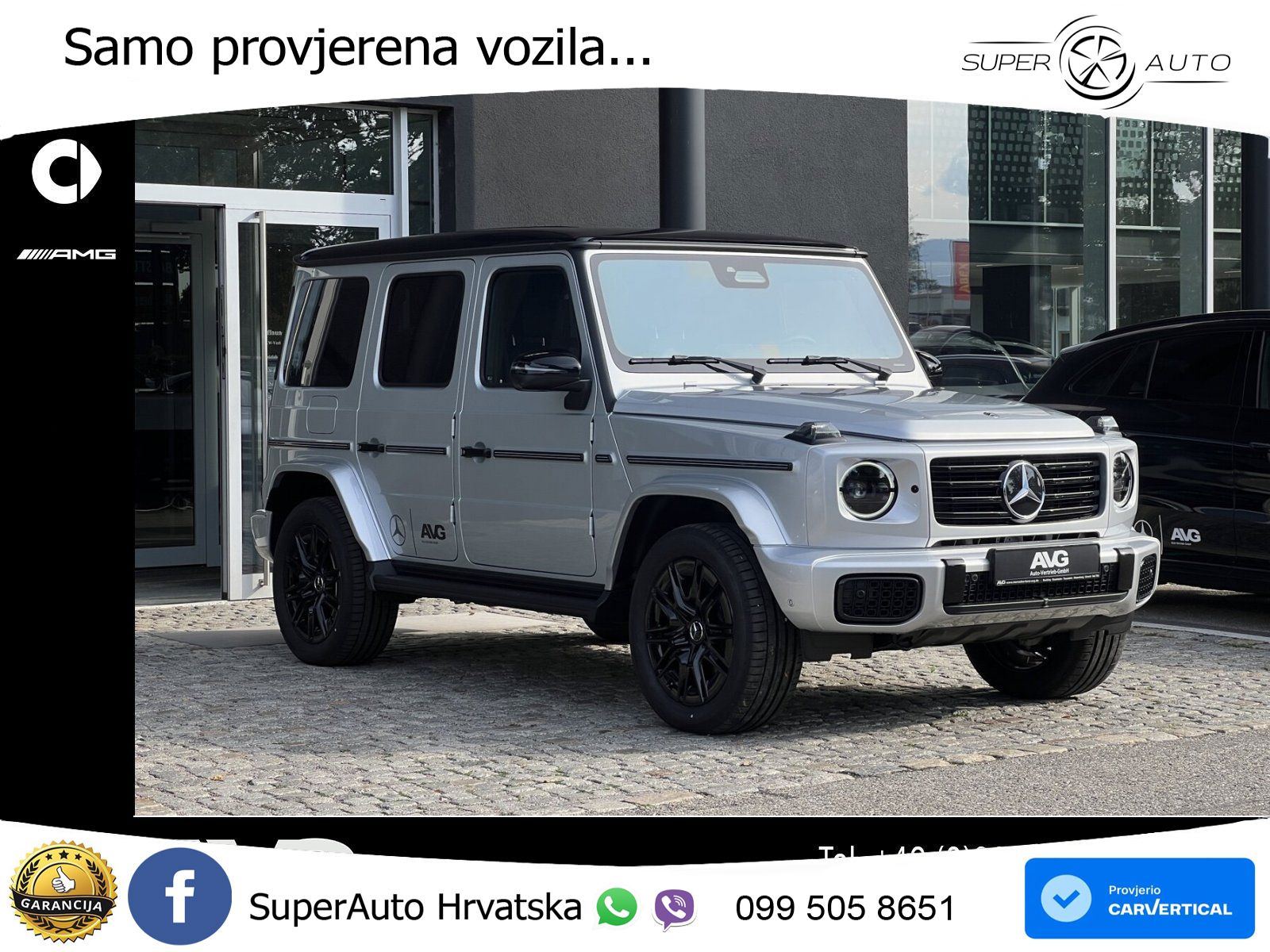 Mercedes G 450d Long (367 KS) 4MATIC 9G-TRONIC AMG LED+GR SJED+ACC