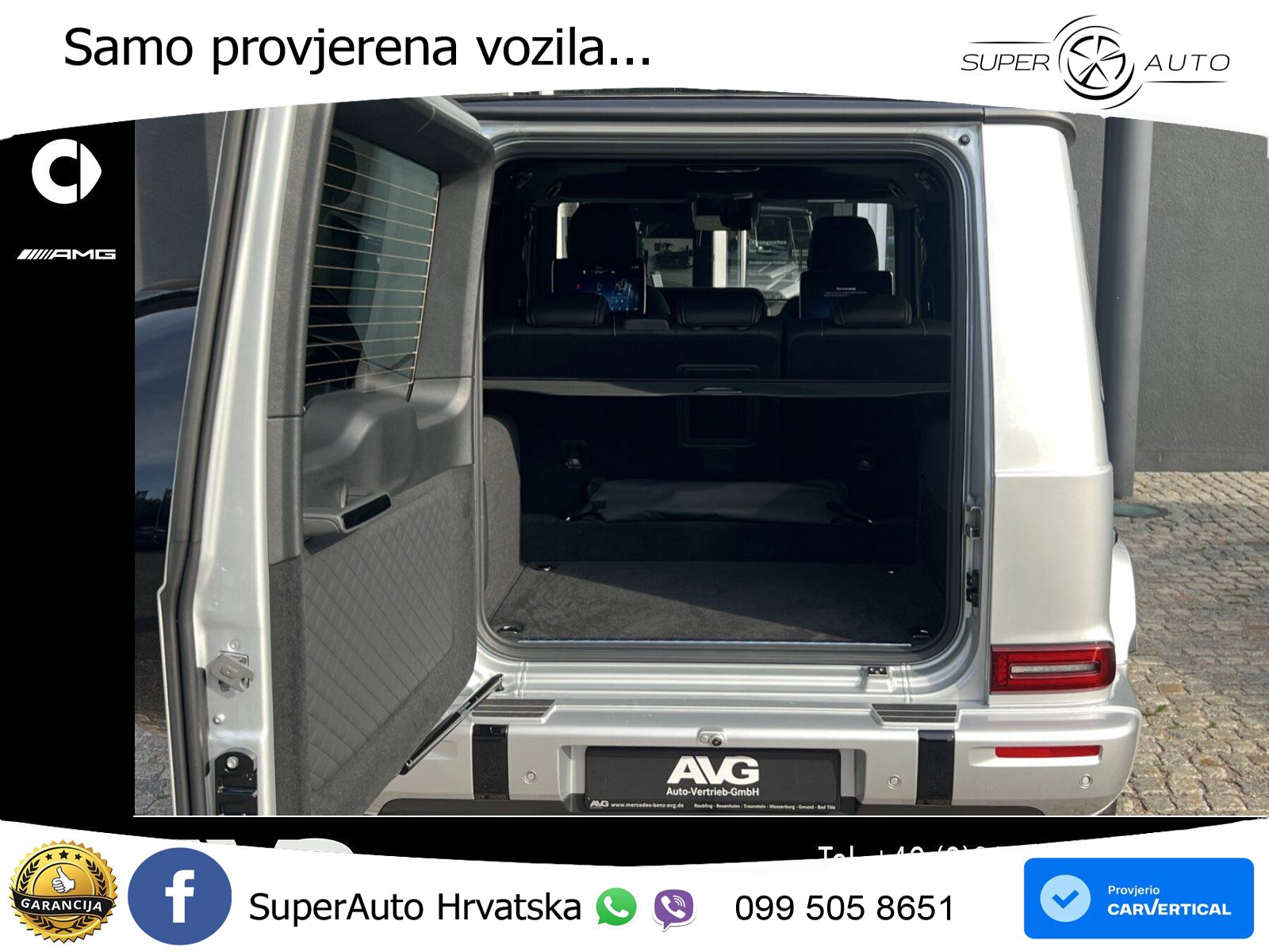 Mercedes G 450d Long (367 KS) 4MATIC 9G-TRONIC AMG LED+GR SJED+ACC