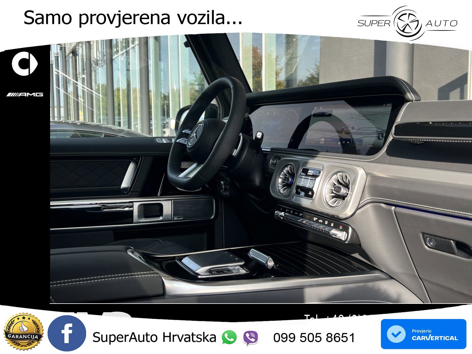Mercedes G 450d Long (367 KS) 4MATIC 9G-TRONIC AMG LED+GR SJED+ACC