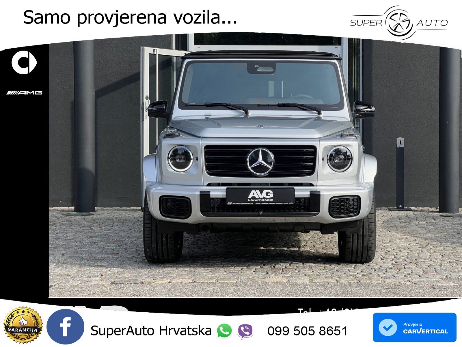 Mercedes G 450d Long (367 KS) 4MATIC 9G-TRONIC AMG LED+GR SJED+ACC