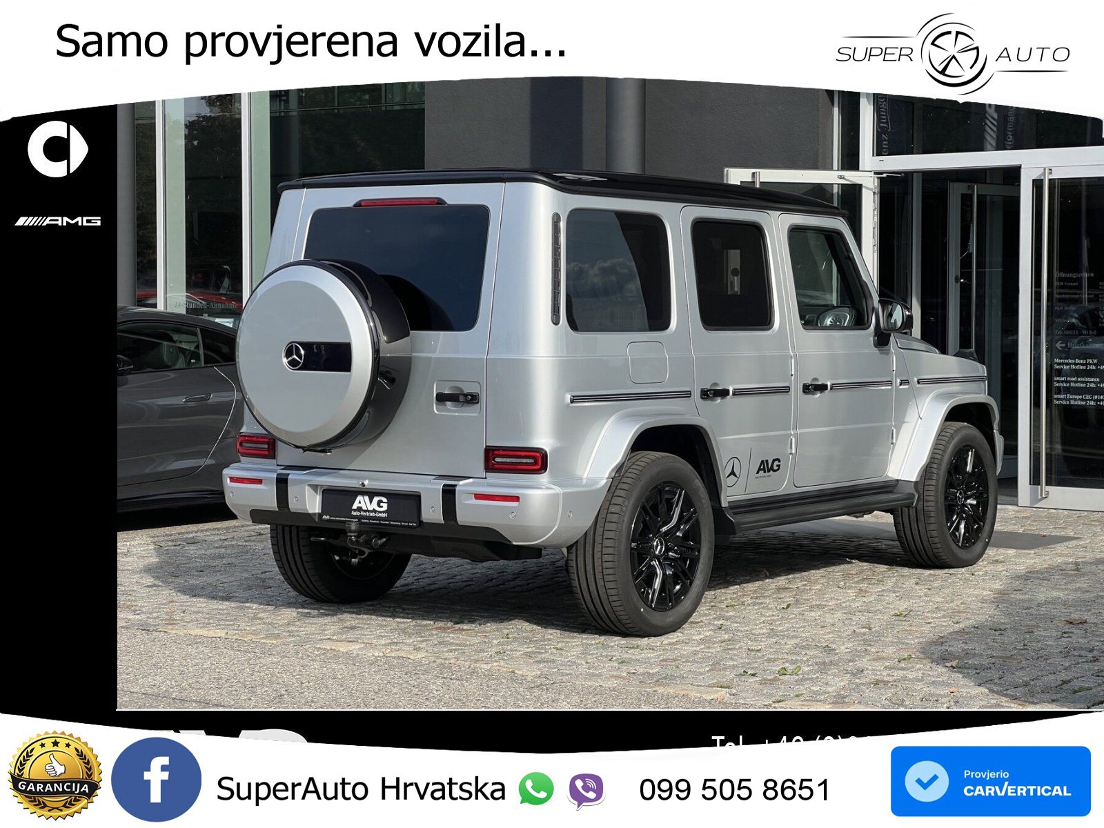 Mercedes G 450d Long (367 KS) 4MATIC 9G-TRONIC AMG LED+GR SJED+ACC
