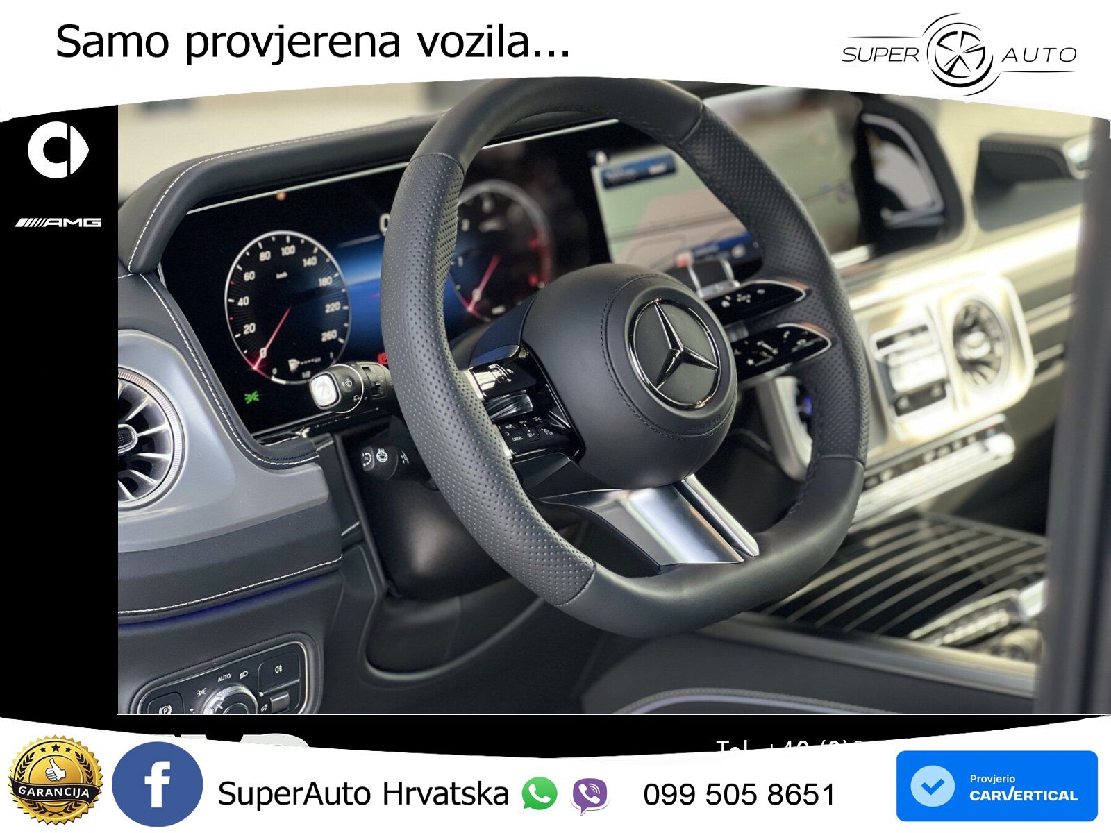 Mercedes G 450d Long (367 KS) 4MATIC 9G-TRONIC AMG LED+GR SJED+ACC