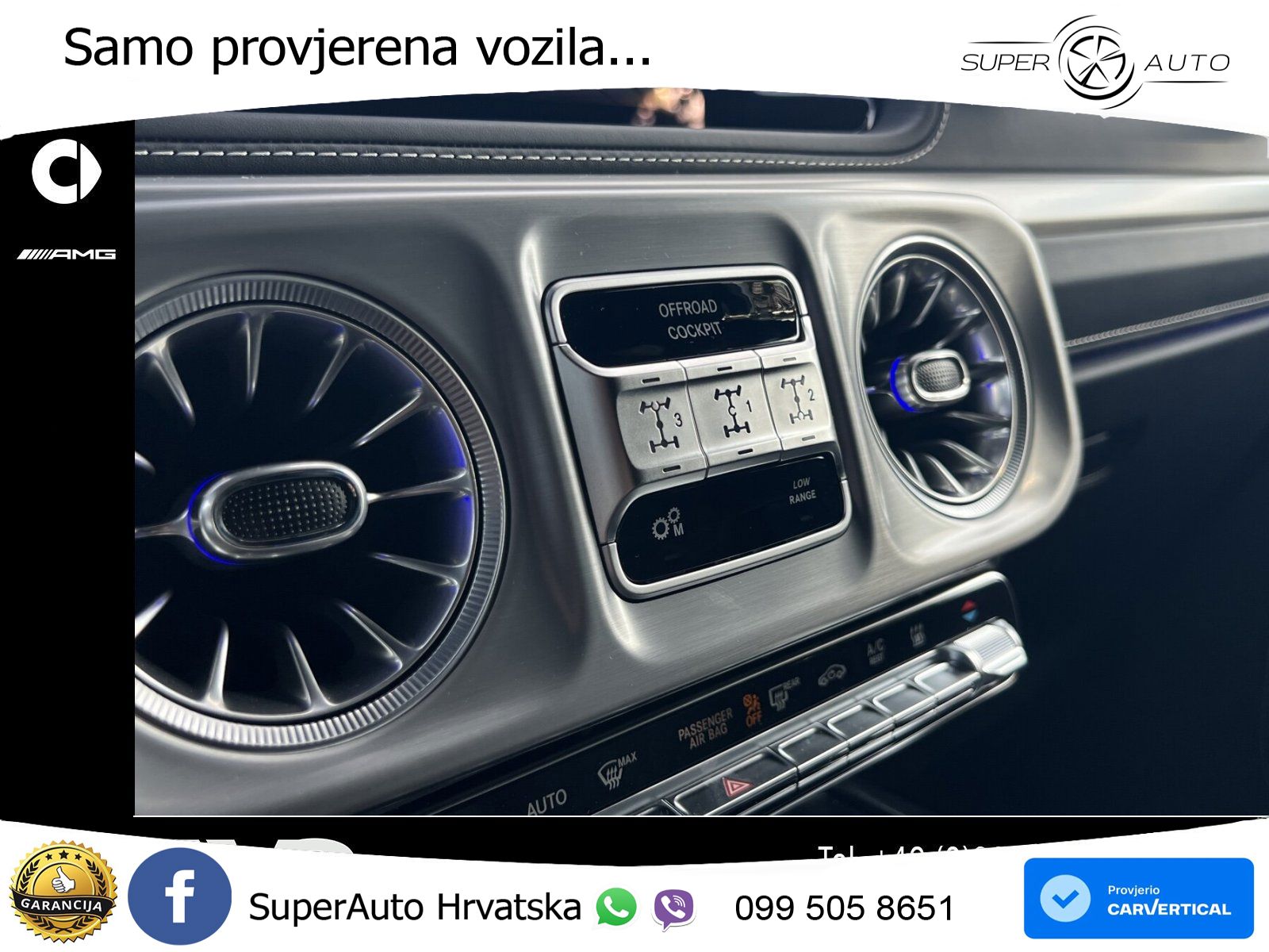 Mercedes G 450d Long (367 KS) 4MATIC 9G-TRONIC AMG LED+GR SJED+ACC