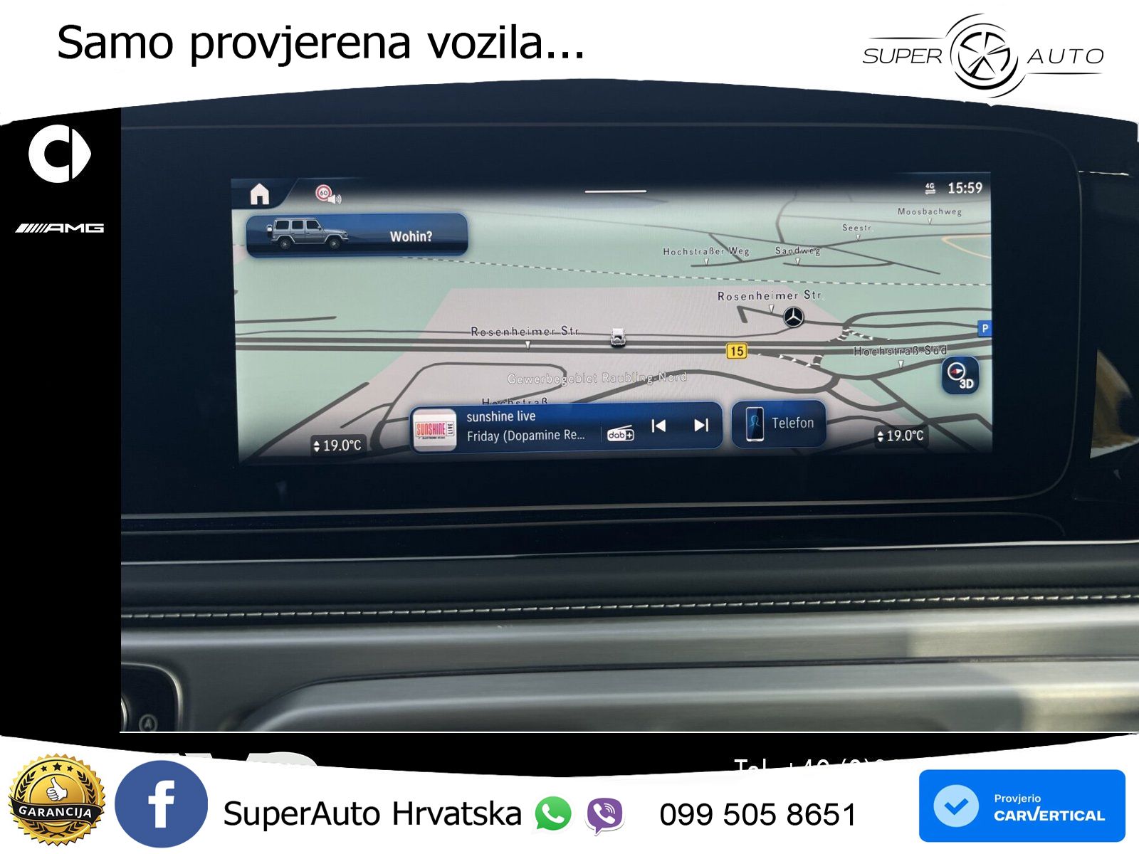 Mercedes G 450d Long (367 KS) 4MATIC 9G-TRONIC AMG LED+GR SJED+ACC