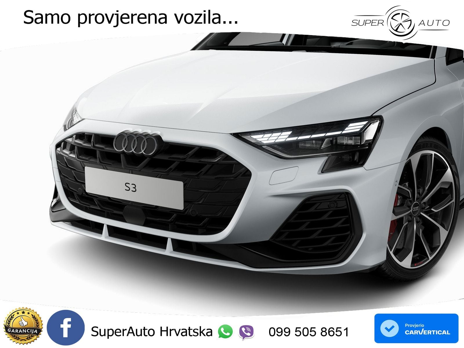 Audi S3 2.0 TFSI (333 KS) quattro S tronic LED+GR SJED+ACC