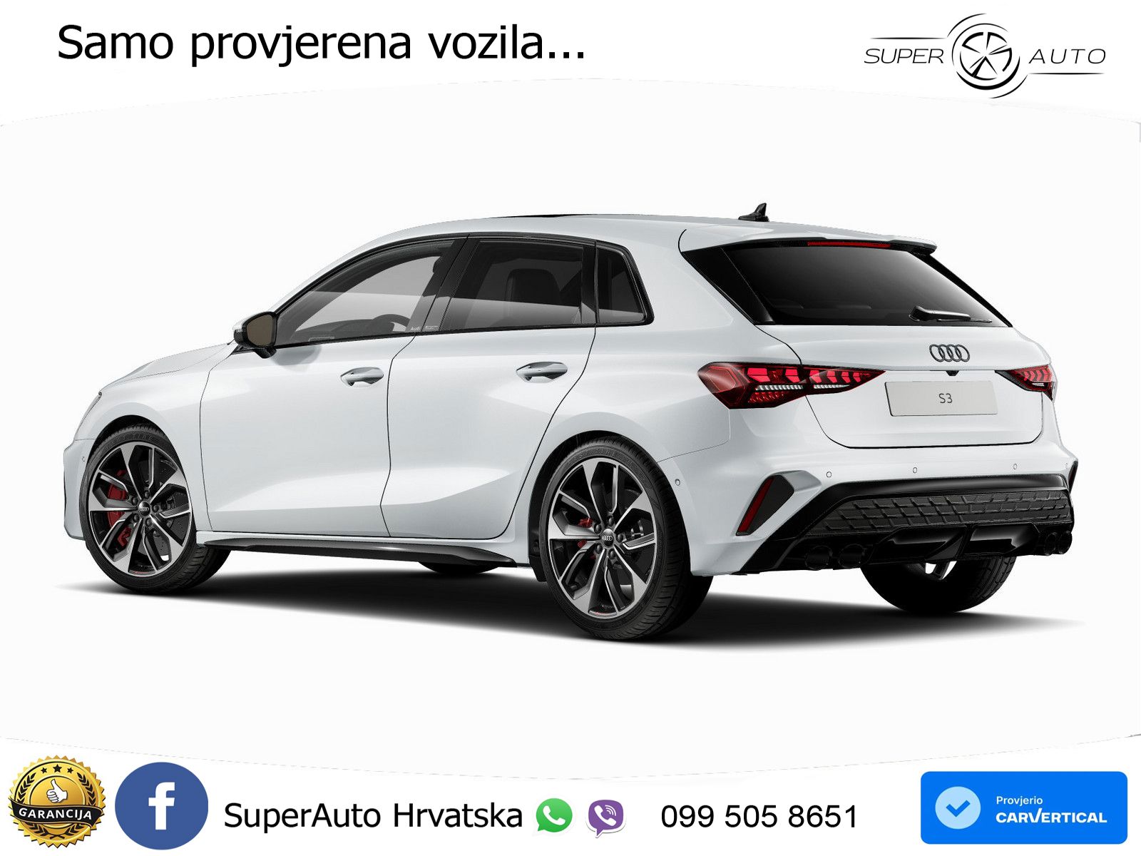 Audi S3 2.0 TFSI (333 KS) quattro S tronic LED+GR SJED+ACC