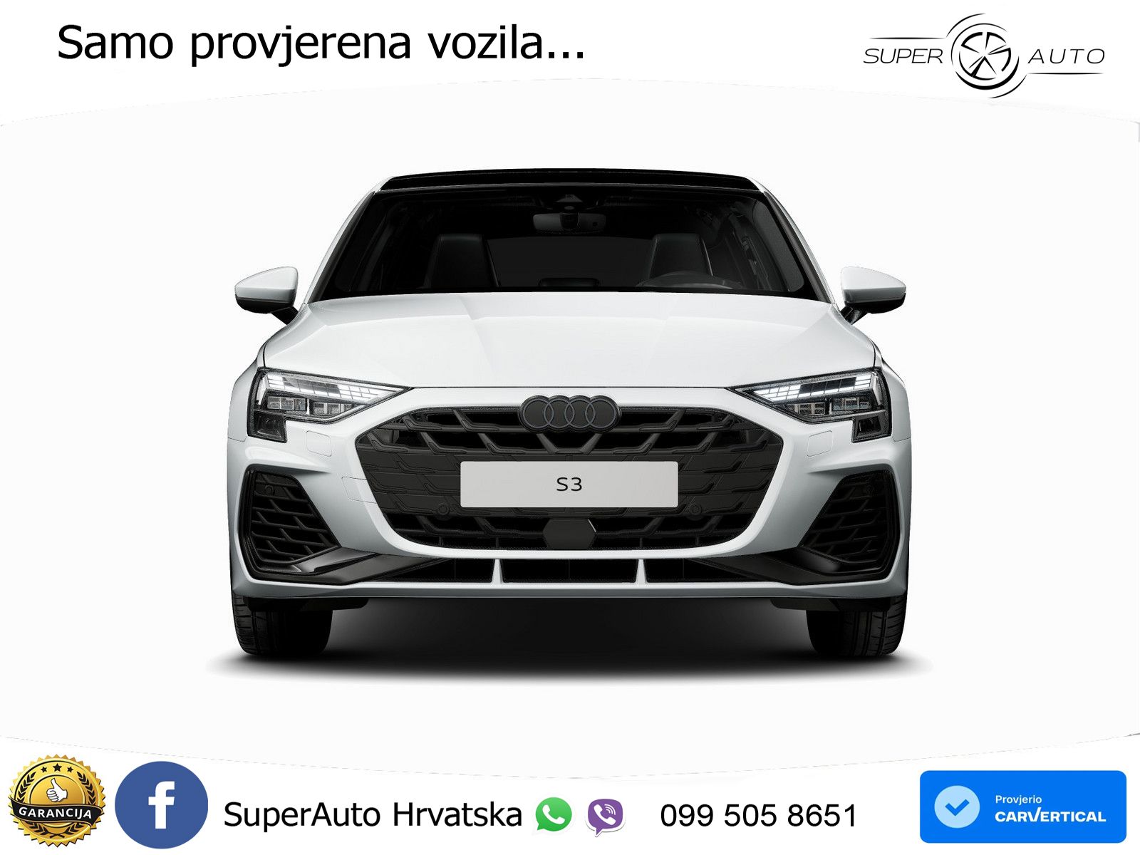 Audi S3 2.0 TFSI (333 KS) quattro S tronic LED+GR SJED+ACC
