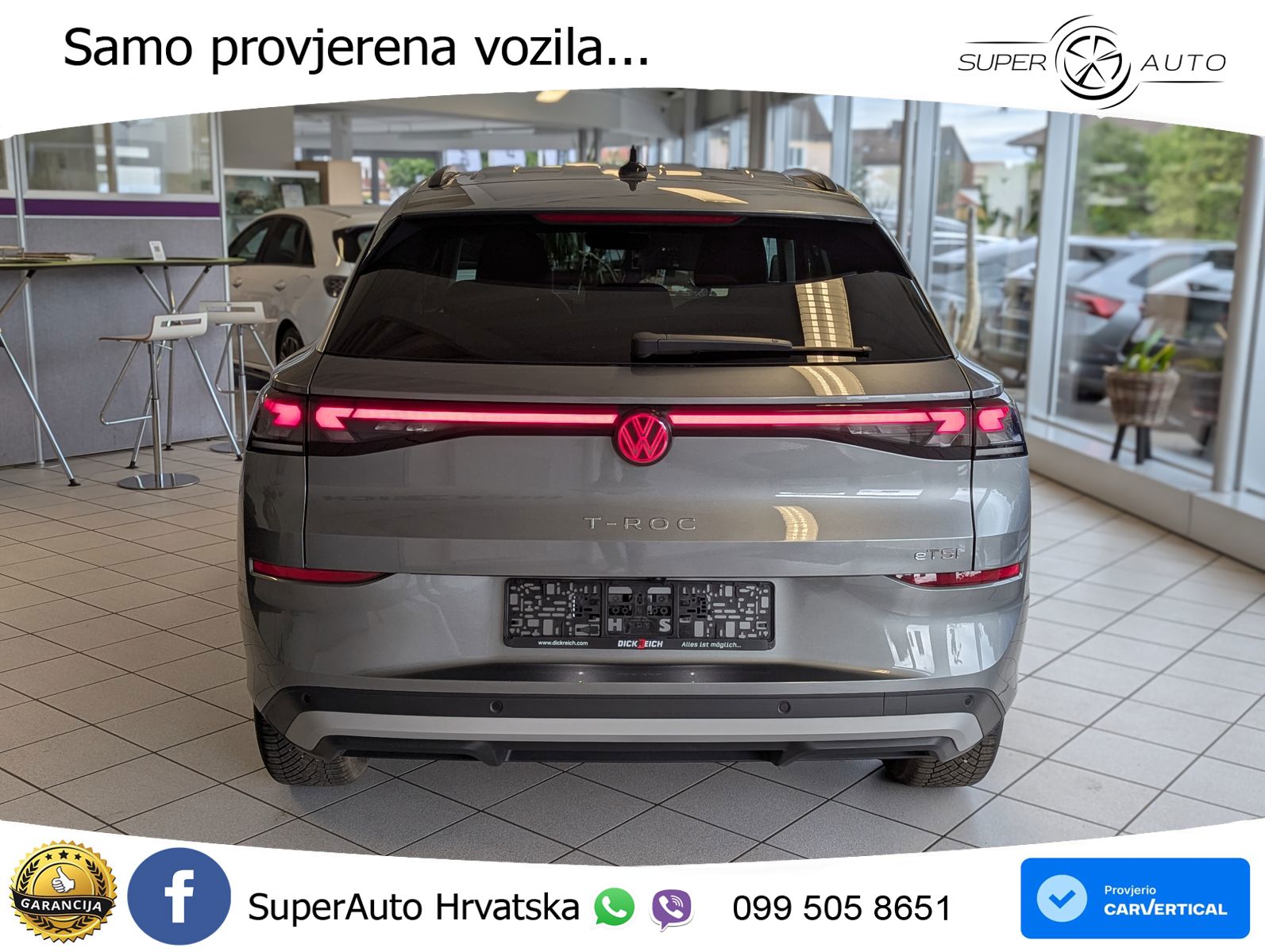 Volkswagen T-Roc 1.5 eTSI (150 KS)  DSG LED+GR SJED+ACC