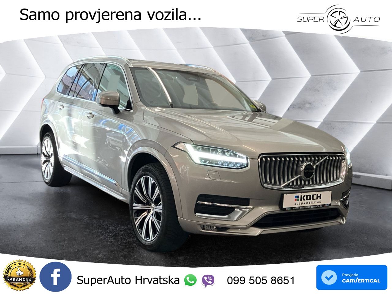 Volvo XC90 2.0 B5 Diesel AWD Automatic LED+GR SJED+ACC