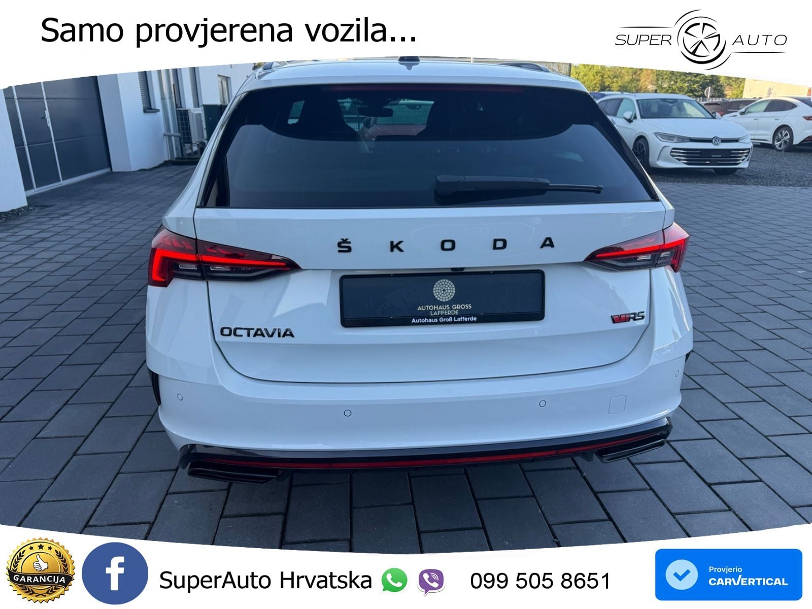 Škoda Octavia Combi RS 2.0 TDI (200 KS) DSG LED+GR SJED+ACC